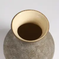 Ваза настольная керамика "Клето" 20х15 см, серый Ваза настольная керамика "Клето" 20х15 см, серый