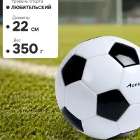 Футбольный мяч ONLYTOP Classic, машинная сшивка, 32 панели, р. 5, PVC