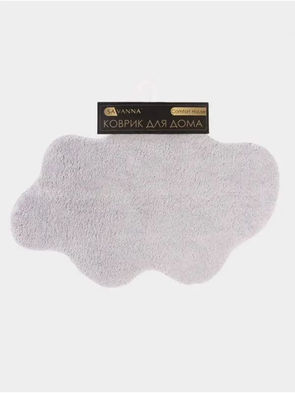 Коврик Savanna Cloud, 58&times;82 см, ворс 2 см, микрофибра, серый