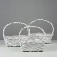 Набор корзин плетёных Danville, 3 шт., ива, белый