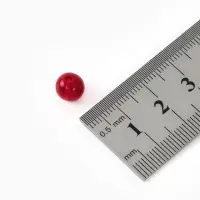 Бусина &laquo;Гранат&raquo;, d=8 мм, набор &plusmn;60 шт. акрил, акрил, бордовая
