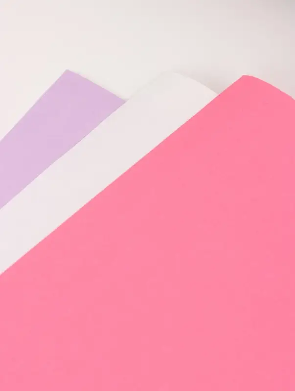 Бумага упаковочная крафт, двухсторонняя, "Нежность",50 х 68см±5%