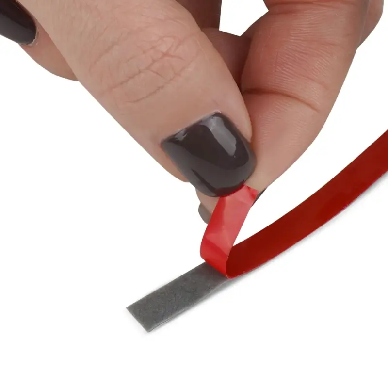 Лента клейкая двусторонняя AVS SCH-029 6 mm x 5 m акриловая основа (серая)