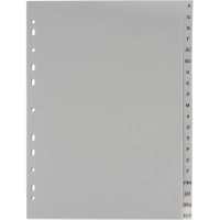 Разделитель листов из сер.пласт. алфавит А-Я Attache, А4, 20 разделов