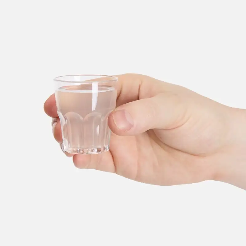 Стопка пластиковая &laquo;Граненая&raquo;