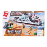 Конструктор Военные зона Qman &laquo;Десантный катер&raquo;, 3 минифигуры, 235 деталей