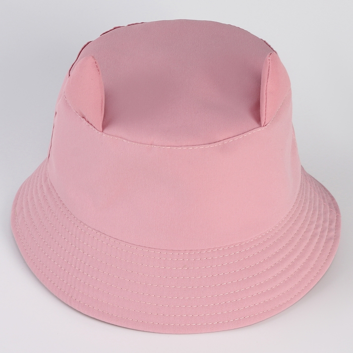 Панама детская для девочки «Мяу», с ушками, р-р 54 Панама детская для девочки «Мяу», с ушками, р-р 54