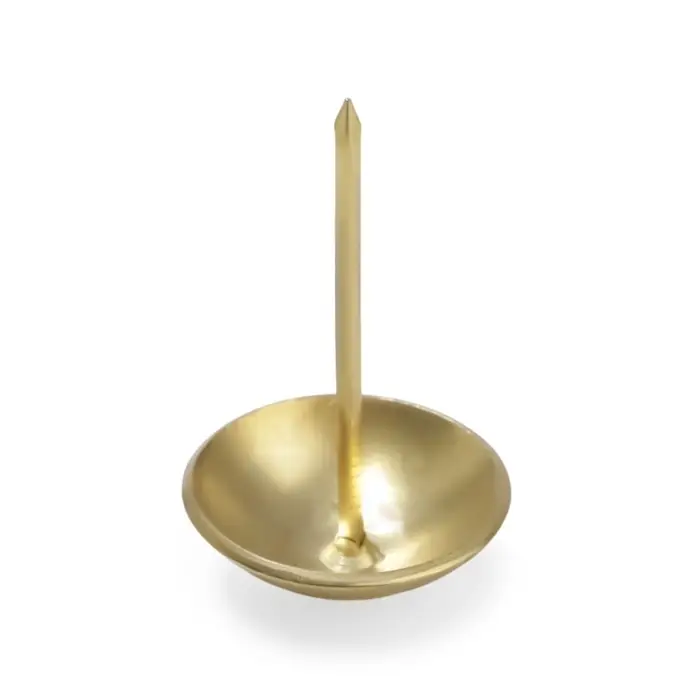 Гвозди ТУНДРА, декоративные, обивочные, 25&times;39 мм, золото, 100 шт.