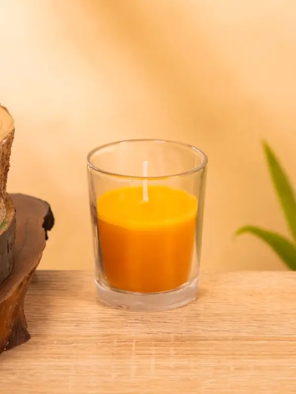 Свеча ароматическая в стакане "BALLY BAND" 60 гр, апельсиновые специи