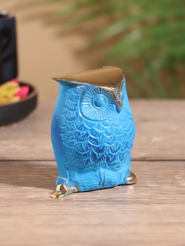 Сувенир "Совёнок" латунь 6х3,5х7,5 см