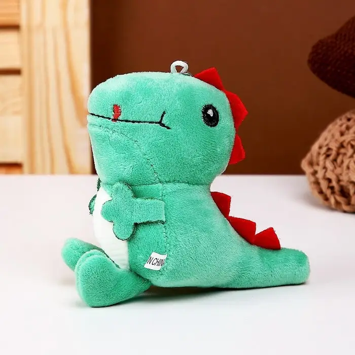 Мягкая игрушка «Дино», на брелоке, 10 см, цвета МИКС Мягкая игрушка «Дино», на брелоке, 10 см, цвета МИКС