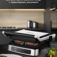 Электрогриль двусторонний гриль электрический 2000Вт КТ-1687 Электрогриль двусторонний гриль электрический 2000Вт КТ-1687