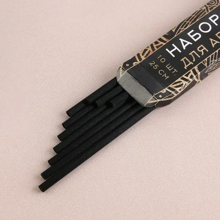 Набор фибровых палочек для диффузора &laquo;Узоры&raquo;, 10 шт., длина 25 см