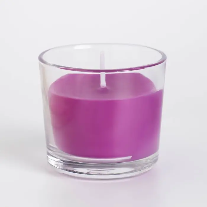 Свеча ароматическая в стакане АЛАНИЯ Свеча ароматическая в стакане АЛАНИЯ "Смородина", 5,5 см