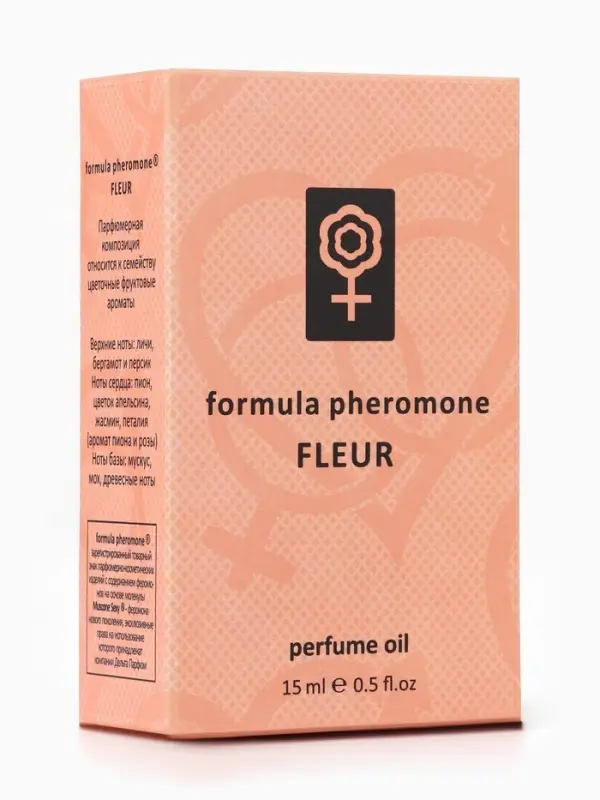 Парфюмерное масло женское с феромонами Formula Pheromone Fleur, 15 мл (по мотивам Fleur Narcotique (Ex Nihilo)