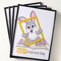 Набор фоторамок для фото 30&times;40 см Keep memories &laquo;Радуга&raquo;, 4 шт., чёрный, (пластиковый экран)