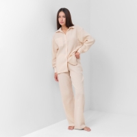 Комплект женский (рубашка, брюки) KAFTAN "Basic" р. 40-42, молочный