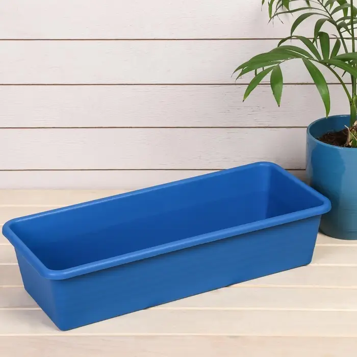 Ящик для рассады, 48&times;20&times;10 см, 8 л, пластик, цвет МИКС