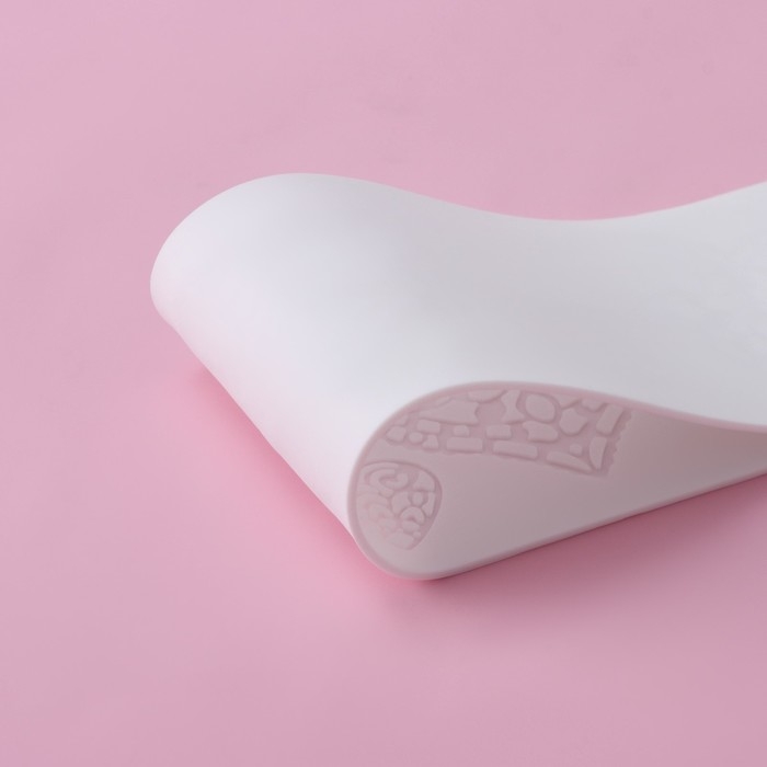 Коврик для айсинга Доляна «Сердца», силикон, 37,5×8×0,1 см, цвет белый Коврик для айсинга Доляна «Сердца», силикон, 37,5×8×0,1 см, цвет белый