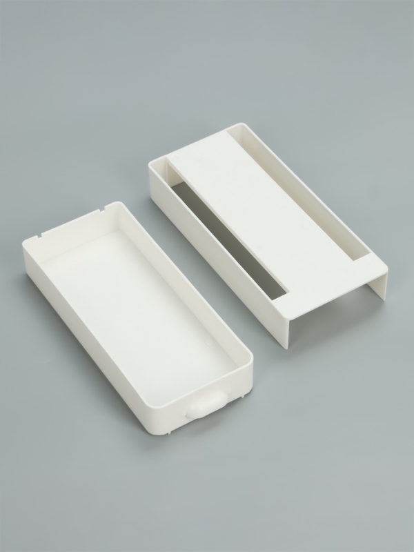 Скрытый потайной ящик, для хранения под стол, 20 х 9 х 4см, белый Скрытый потайной ящик, для хранения под стол, 20 х 9 х 4см, белый