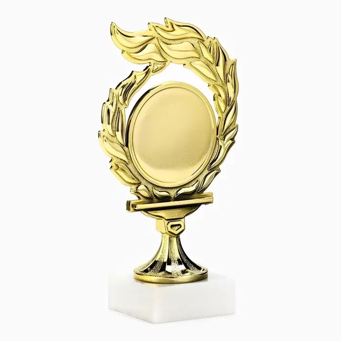 Кубок, наградная фигура, подставка камень белая, 16.3&times;9&times;5 см