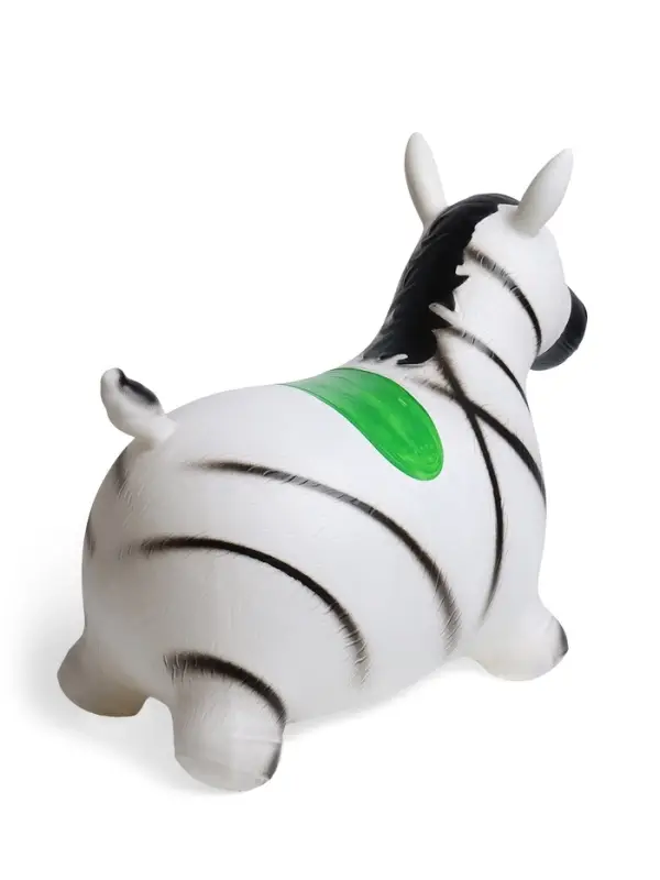 Попрыгун ZABIAKA &laquo;Зебра&raquo;, 55&times;29&times;50 см, белый