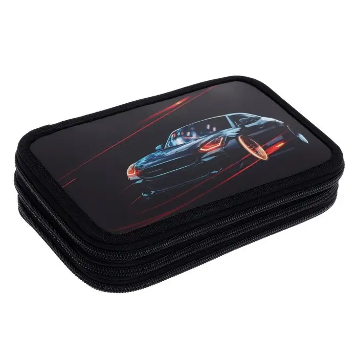 Пенал школьный, 3 секции, 12.5×20.5×5.5 см «Тачка» Пенал школьный, 3 секции, 12.5×20.5×5.5 см «Тачка»