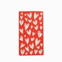 Пакет подарочный без ручек With love,10×19.5×7 см