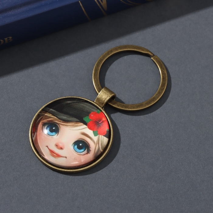 Набор брелок и значок  Набор брелок и значок "Малыши" 6х11 см