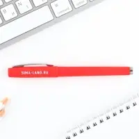 Ручка гелевая, синяя паста, 0.7 мм, корпус пластик &laquo;8 марта: Яркой весны&raquo;