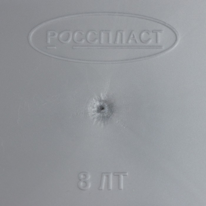 Контейнер для мусора «Камелия», 8 л, цвет серебристый перламутр/чёрный Контейнер для мусора «Камелия», 8 л, цвет серебристый перламутр/чёрный