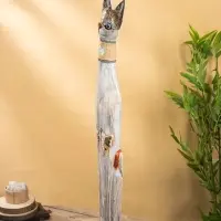 Сувенир &laquo;Кошка с золотыми бабочками и зеркальным сердцем&raquo;, 100&times;16&times;7 см, МИКС