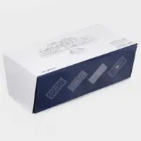 Блюдо на ножке "Шубница" 27,4х14х10 см, прозрачная