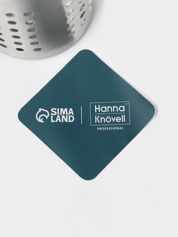 Подставка для столовых приборов Hanna Knövell, 12×12 см, нержавеющая сталь