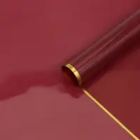 Пленка для цветов, "Кайма с тиснением", винная, 57х57 см