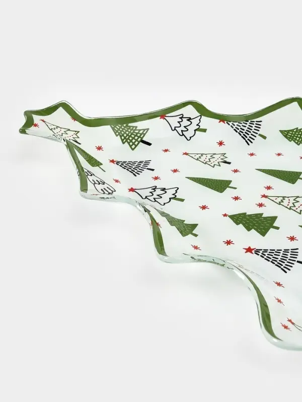 Блюдо сервировочное ёлочка Блюдо сервировочное ёлочка "Елочка" 24,5х24,7х2 см