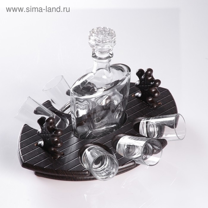 Мини-бар  Мини-бар "Фрегат" без декора, 7 предметов, 500/50 мл