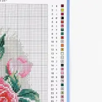 Вышивка крестиком &laquo;Нежные цветы&raquo;, набор для творчества, 21&times;30 см