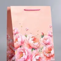 Пакет подарочный ламинированный "Прекрасной" 26 х 12 х 32 см