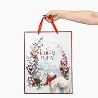 Пакеты подарочные новогодние &laquo;Время чудес в Новом году&raquo;, набор 4 шт.