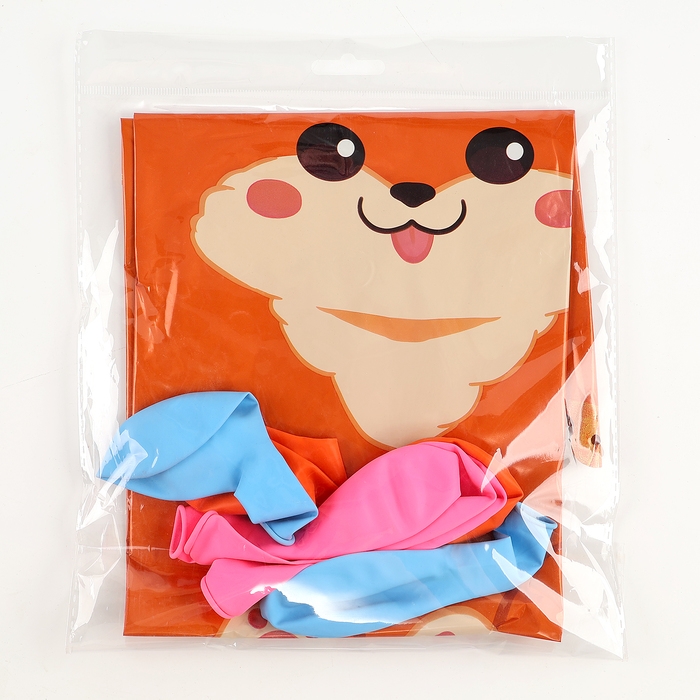 Набор воздушных шаров  Набор воздушных шаров "Сиба-ину", фольга, латекс, 9 шт.