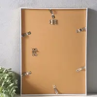 Фоторамка пластик 30х40 см "Современная классика" золото и белый 42,6х32,6х1,5 см