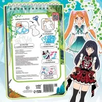 Альбом косплеера &laquo;Раскраска&raquo;, с трафаретами и наклейками