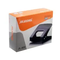 Дырокол 20л метал черный, с линейкой