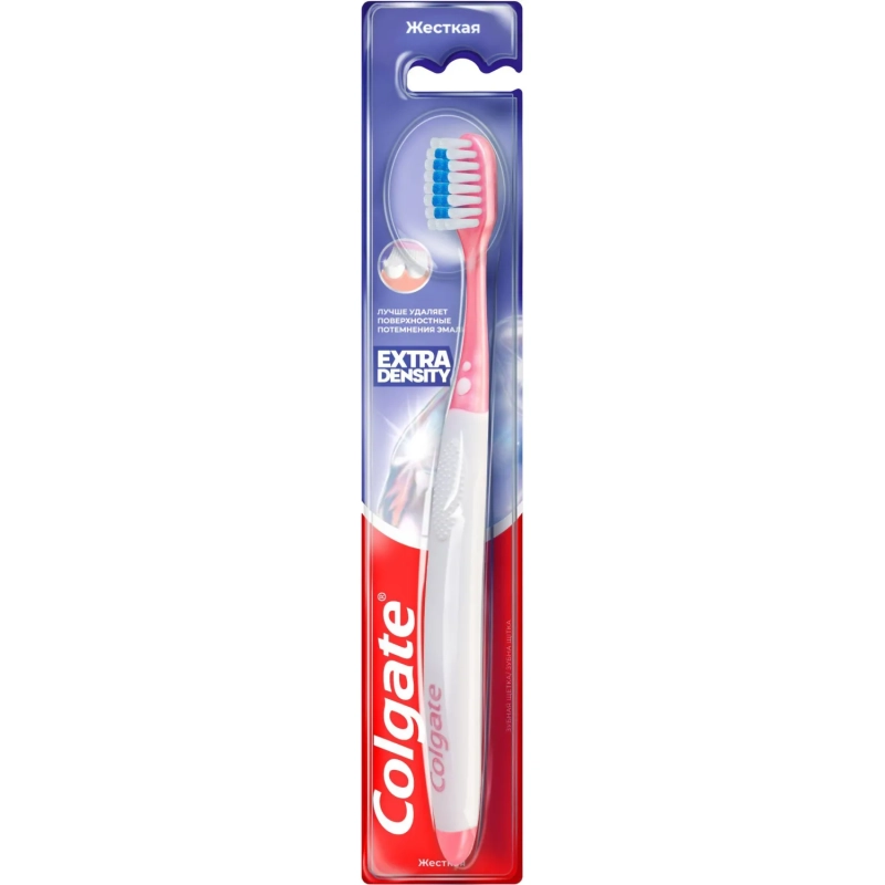 Зубная щетка COLGATE Extra Density жесткая цвет в ассортименте