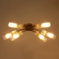 Люстра &laquo;Рико&raquo; 6&times;40 Вт Е27 бронза 60&times;40&times;20 см