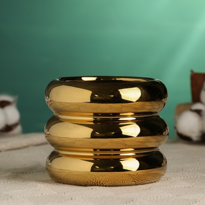 Горшок  Горшок "Ханна" 11х10см, золотой