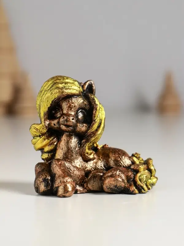 Фигура "Лошадь лежащая" 9х6х5 см