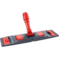 Держатель МОПа универс. пластик 40х11см т.серый/красный NPK195