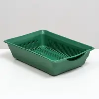 Туалет глубокий с сеткой 36&times;25&times;9 см, зеленый